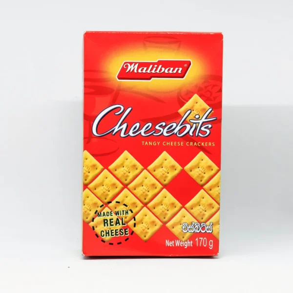 Maliban Biscuit Cheesebits 170g මැලිබන් බිස්කට් චීස් බිට්ස් 170g